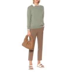 Roger Vivier Slidy Viv' Leather Slip-on Sandals