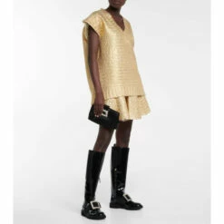 Roger Vivier Viv' Rangers Leather Knee-high Boots