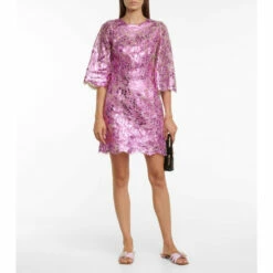 Roger Vivier Mini Broche Embellished Leather Sandals