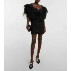 Roger Vivier Viv' Choc Strass Embellished Satin Pumps