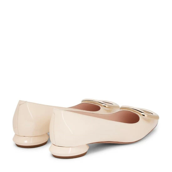 Roger Vivier Viv' Choc Patent Leather Ballet Flats - Image 2