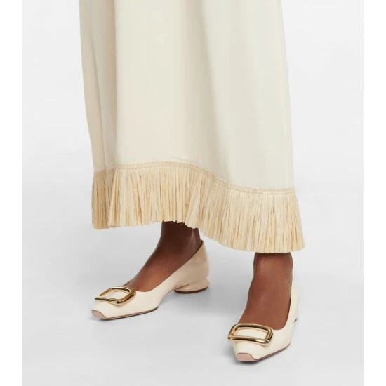 Roger Vivier Viv' Choc Patent Leather Ballet Flats - Image 3