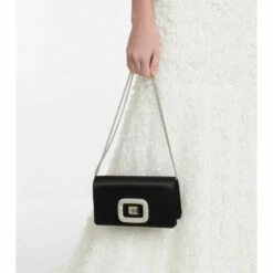 Roger Vivier Viv' Choc Mini Embellished Shoulder Bag