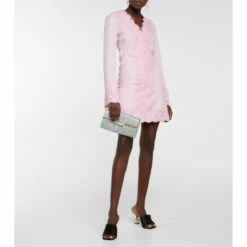 Roger Vivier Cube Strass Embellished Satin Sandals