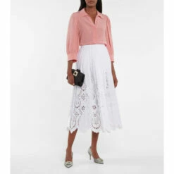 Roger Vivier Flower Strass Tweed Pumps