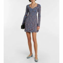 Roger Vivier D'Orsay Denim Ballet Flats