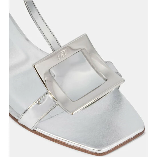 Roger Vivier Bikiviv' Leather Sandals - Image 5