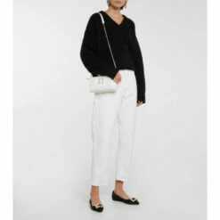 Roger Vivier Flower Embellished Satin Ballerinas