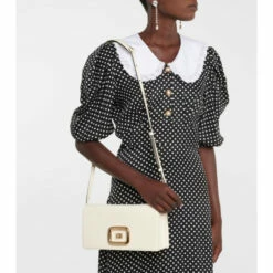 Roger Vivier Viv' Choc Small Leather Shoulder Bag