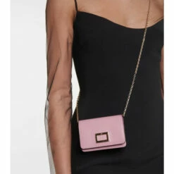 Roger Vivier Très Vivier Mini Leather Clutch