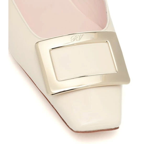 Roger Vivier Belle Vivier Patent Leather Mules - Image 5