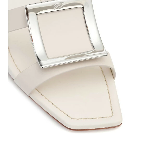 Roger Vivier Bikiviv' Leather Sandals - Image 5