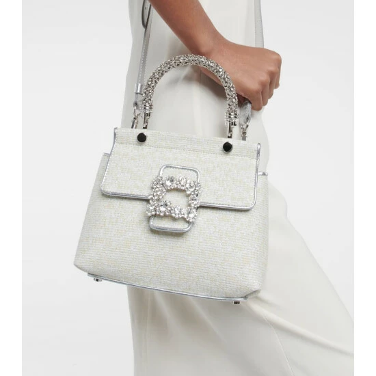 Roger Vivier Viv' Cabas Jewel Mini Tote Bag