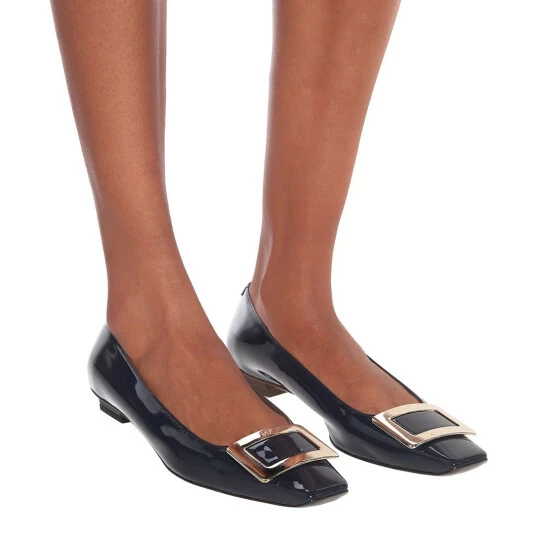 Roger Vivier Belle Vivier Patent Leather Ballet Flats - Image 4