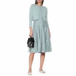 Roger Vivier Viv' Pockette Leather Ballet Flats