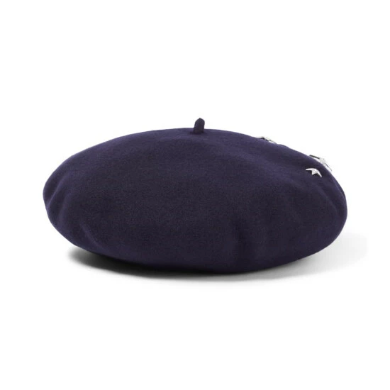 Roger Vivier Constellation Embellished Felt Beret - Image 3