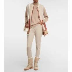 Roger Vivier Viv' Rangers Shearling-lined Suede Boots