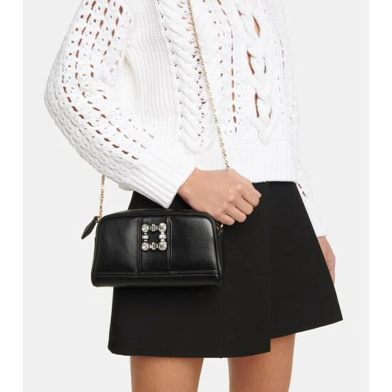 Roger Vivier Walky Viv' Small Leather Camera Bag