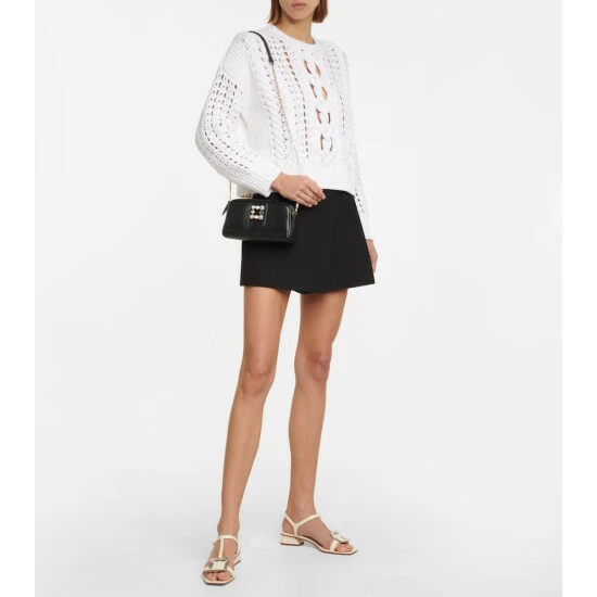 Roger Vivier Walky Viv' Small Leather Camera Bag - Image 4