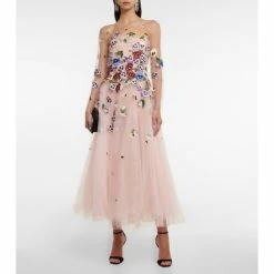 Roger Vivier Marlene Embellished Suede Sandals