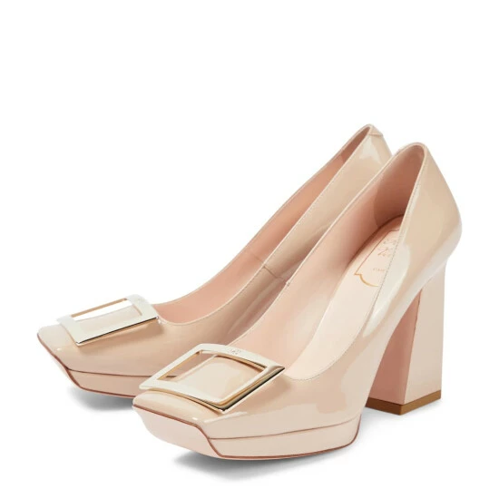 Roger Vivier Viv' Patent Leather Platform Pumps - Image 4