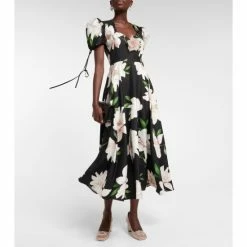 Roger Vivier Crystal-embellished Satin Pumps