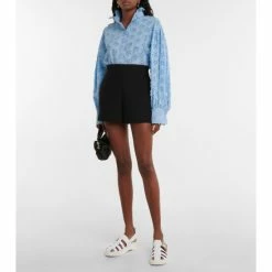 Roger Vivier Viv' Rangers Strass Leather Sandals