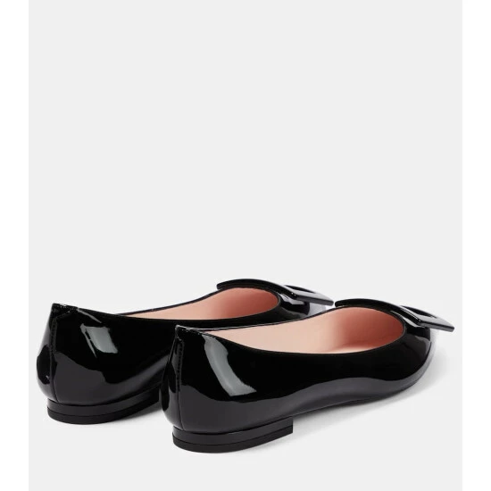 Roger Vivier Gommettine Patent Leather Ballet Flats - Image 2