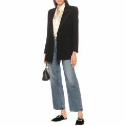 Roger Vivier Hotel Vivier Strass Velvet Slilppers