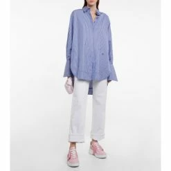 Roger Vivier Viv' Skate PVC And Leather Sneakers