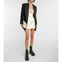 Roger Vivier Viv' Rangers Leather Chelsea Boots