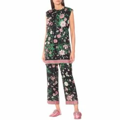 Roger Vivier Hotel Vivier Strass Satin Slippers