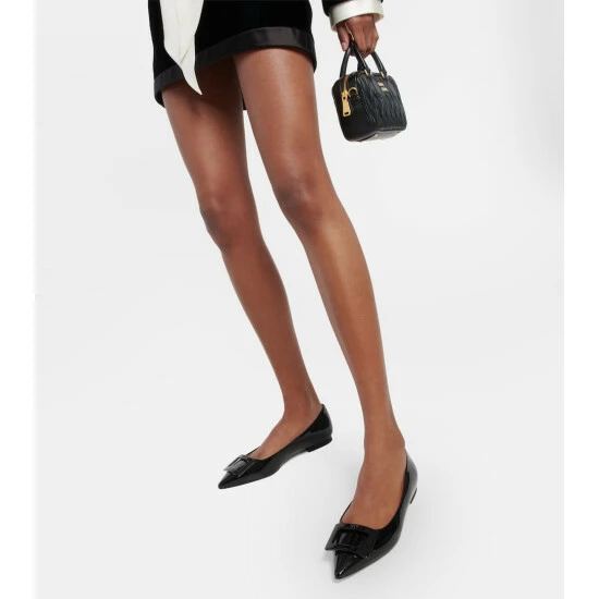 Roger Vivier Gommettine Patent Leather Ballet Flats - Image 3