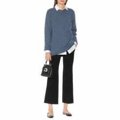 Roger Vivier Belle Vivier Leather Ballet Flats