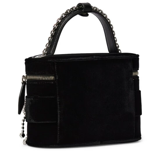 Roger Vivier Vanity Small Embellished Velvet Crossbody Bag - Image 3