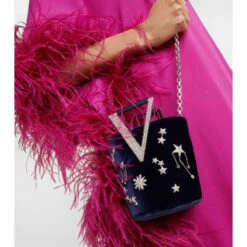 Roger Vivier RV Strass Constellation Mini Bucket Bag