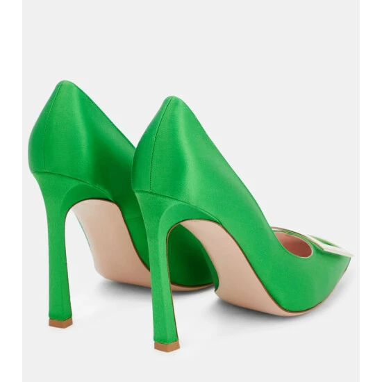 Roger Vivier Trompette Satin Pumps - Image 2