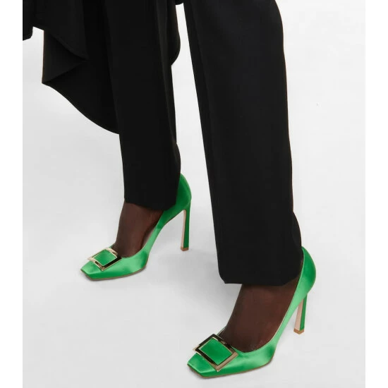 Roger Vivier Trompette Satin Pumps - Image 3