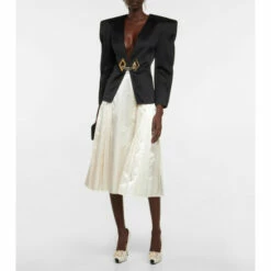 Roger Vivier Flower Strass Satin Platform Pumps