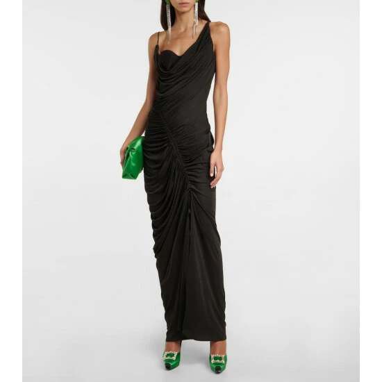 Roger Vivier Flower Strass Satin Platform Pumps