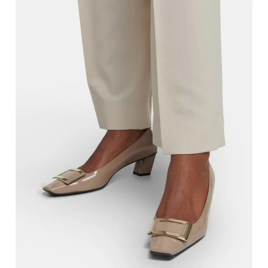 Roger Vivier Belle Vivier 45 Leather Pumps - Image 3