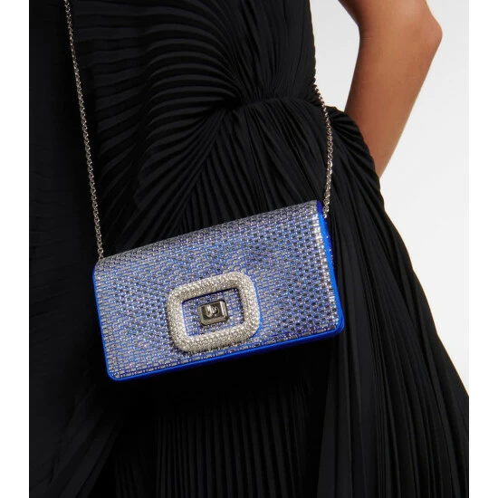 Roger Vivier Viv' Choc Embellished Shoulder Bag