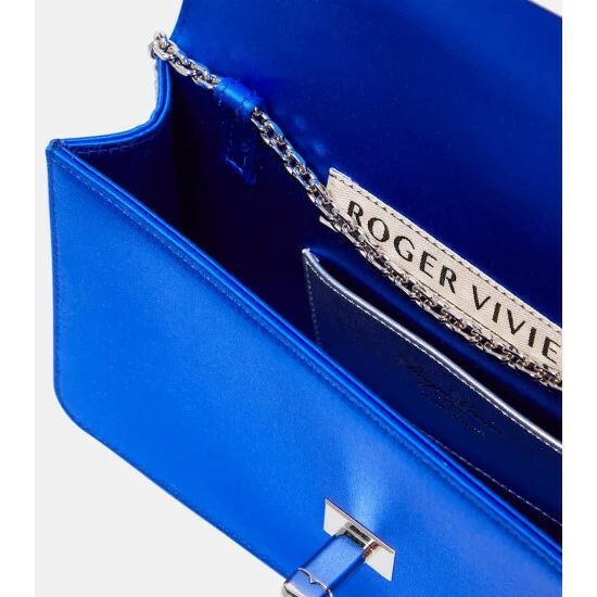 Roger Vivier Viv' Choc Embellished Shoulder Bag - Image 2