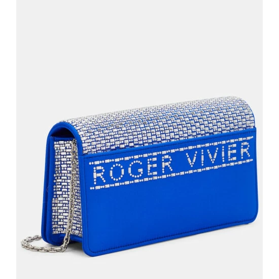 Roger Vivier Viv' Choc Embellished Shoulder Bag - Image 3