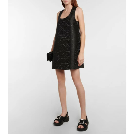 Roger Vivier Viv' Run Embellished Sandals