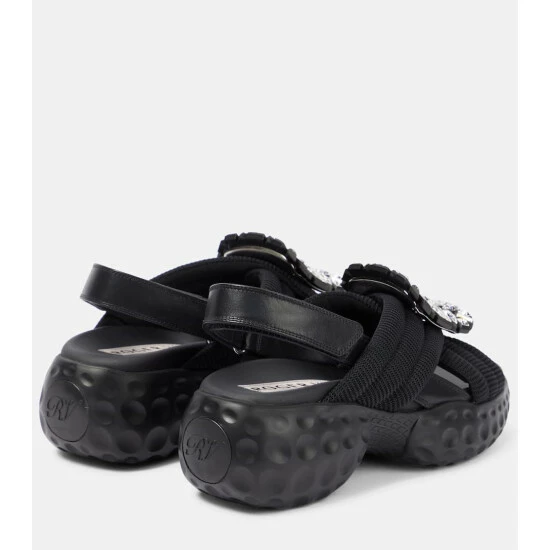 Roger Vivier Viv' Run Embellished Sandals - Image 2