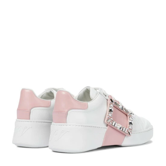 Roger Vivier Viv' Skate Leather Sneakers - Image 2
