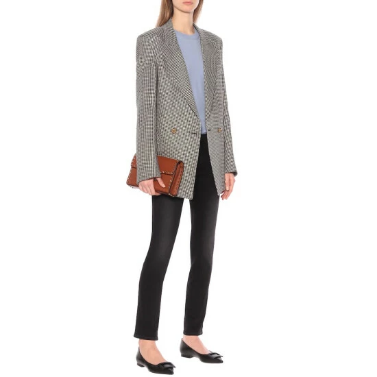 Roger Vivier Gommettine Ball Leather Ballet Flats