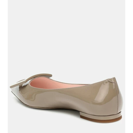 Roger Vivier Gommettine Ball Leather Ballet Flats - Image 2