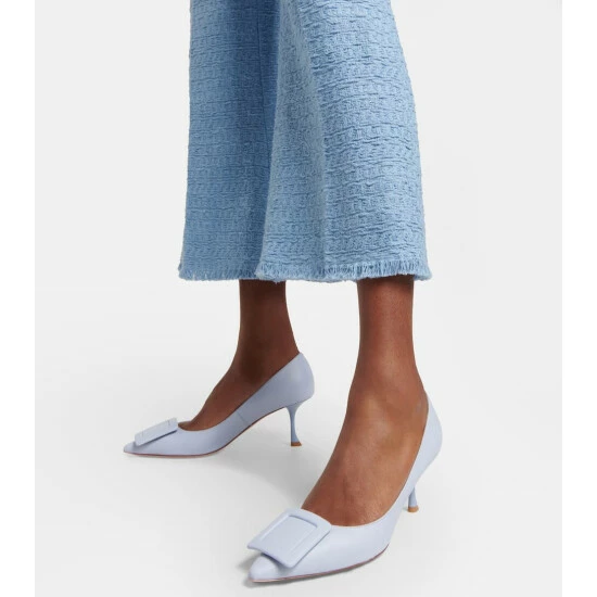 Roger Vivier Viv‘ In The City Leather Pumps - Image 3